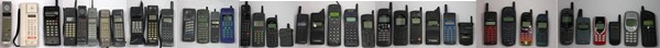 Mobile phones 1985 to 2000