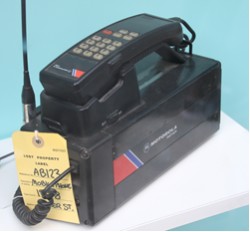 Motorola 4500X, lost on the London Tube in 1988 Motorola 4500X, lost on the London Tube in 1988