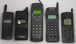 GSM phones 1993-4: Ericssn GH337, Motorola 5200, One2One M200, Nokia 2140 GSM phones 1993-4: Ericssn GH337, Motorola 5200, One2One M200, Nokia 2140