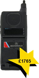 Motorola 9800X, 1989 price was £1765