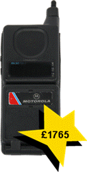 Motorola 9800X, 1989 price was £1765 Motorola 9800X, 1989 price was £1765