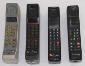 Motrola DynaTAC brick phones: 8000s, 8500X, 8800X and 888