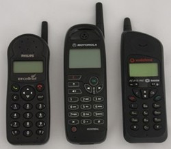 Philips C12 on Cellnet, Motorola C520 on One2One and Sagem 815 on Vodafone, sold from Sainsbury, Tesco or Asda in 1999 Philips C12 on Cellnet, Motorola C520 on One2One and Sagem 815 on Vodafone, sold from Sainsbury, Tesco or Asda in 1999