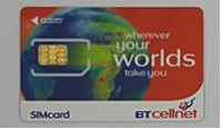 Cellnet SIM card supplied with a Nokia 1610 Cellnet SIM card supplied with a Nokia 1610