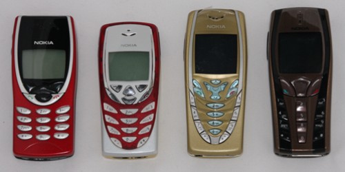 Nokia Fashion category: Nokia 8210, Nokia 8310, Nokia 7210, Nokia 7250