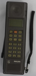 Philips PRC30 mobile phone, 1988 Philips PRC30 mobile phone, 1988