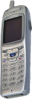 Sharp J-SH04, 2000, the first camera phone (author: Morio, modified by Retrowow and distriubuted under Creative Commons Attribution-Share Alike 3.0)